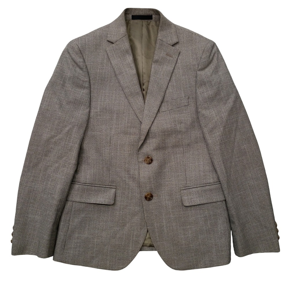 Brooks Brothers Womens 12R Houndstooth Blazer Jacket Professional Classic